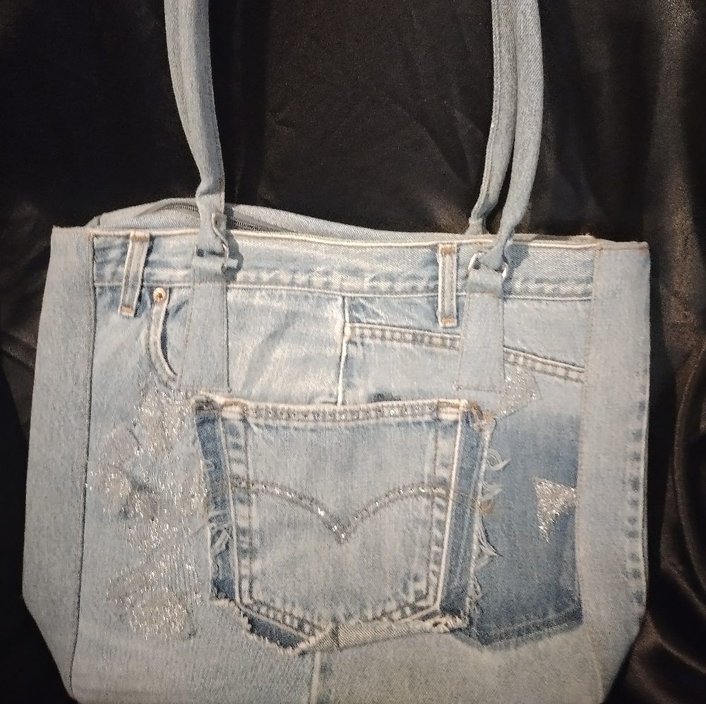 Homemade Jean Tote